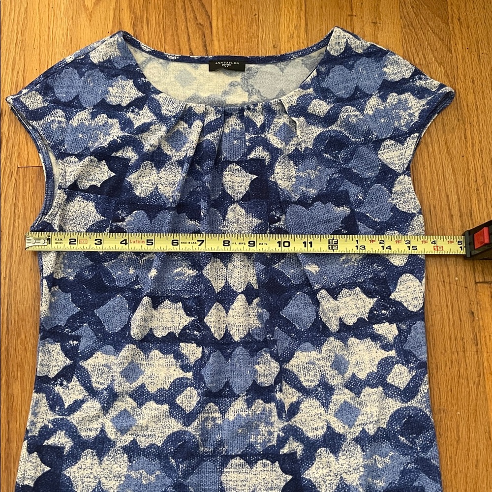 Ann Taylor Knit Cap Sleeve Top - Picture 4 of 5